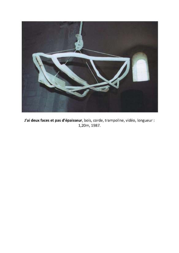 J' ai deux faces et pas d'épaisseur